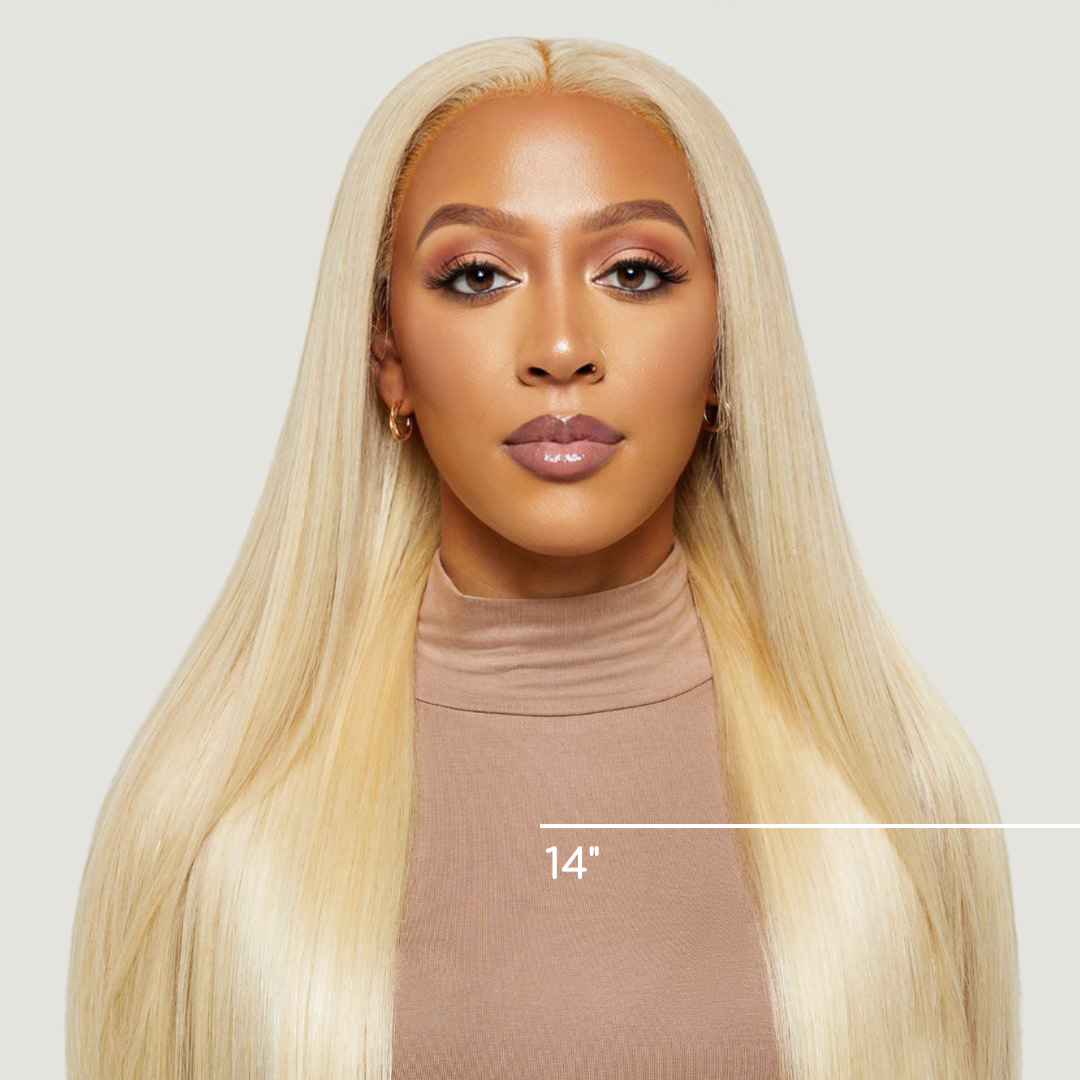 Platinum Blonde HD Lace Wig in 14