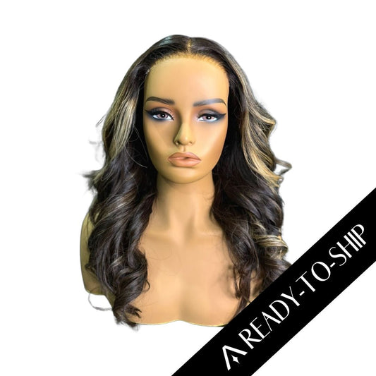 18" Highlights No.1 HD Lace Closure Wig