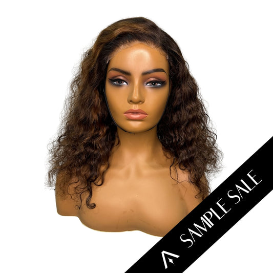 14" Chesnut Brown Wavy HD Lace Frontal Wig