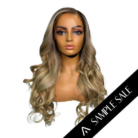 24" Dark Blonde Balayage HD Lace Frontal Wig