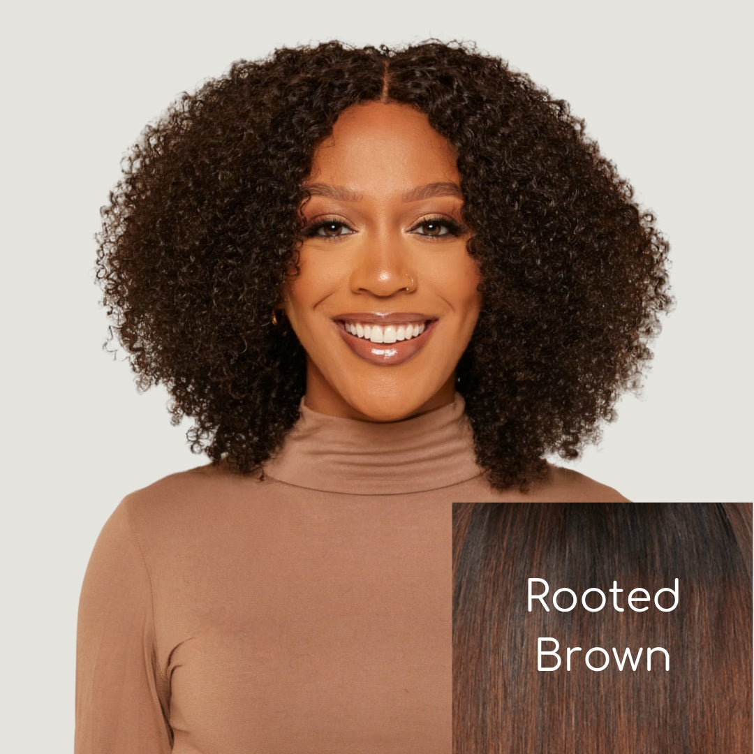 Kinky Curly HD Lace Wigs Signature Highlight 1 20 Closure