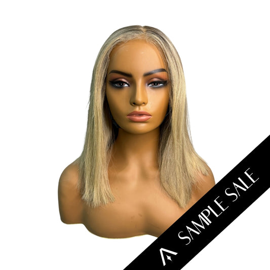 12" Cool Blonde HD Lace Frontal Wig