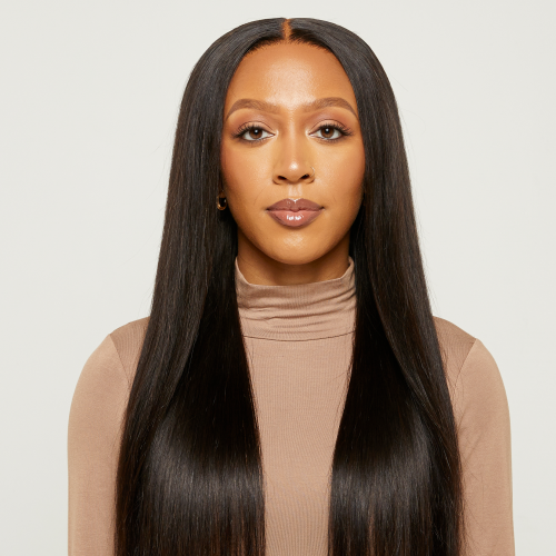 Natural Black Very Straight HD Lace Wigs