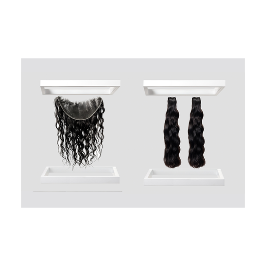 Wavy Bundle Set with 13x6 Frontal